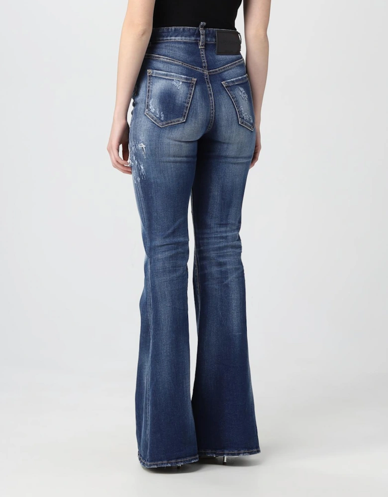 Bell Bottom Jeans Distressed