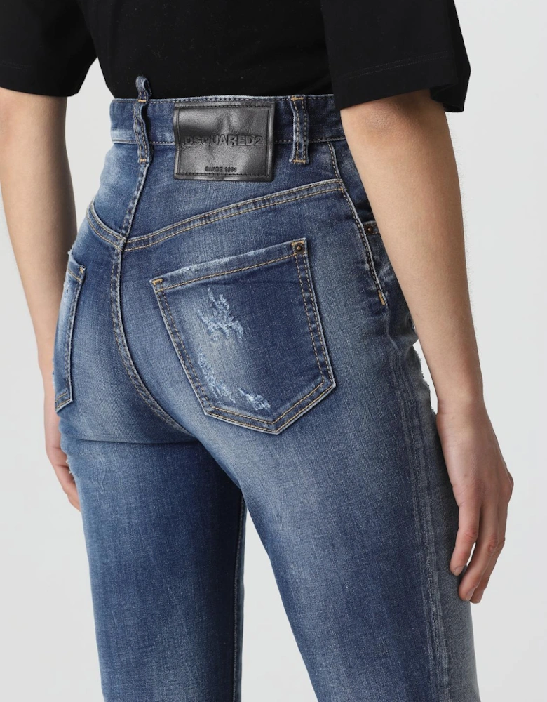 Bell Bottom Jeans Distressed