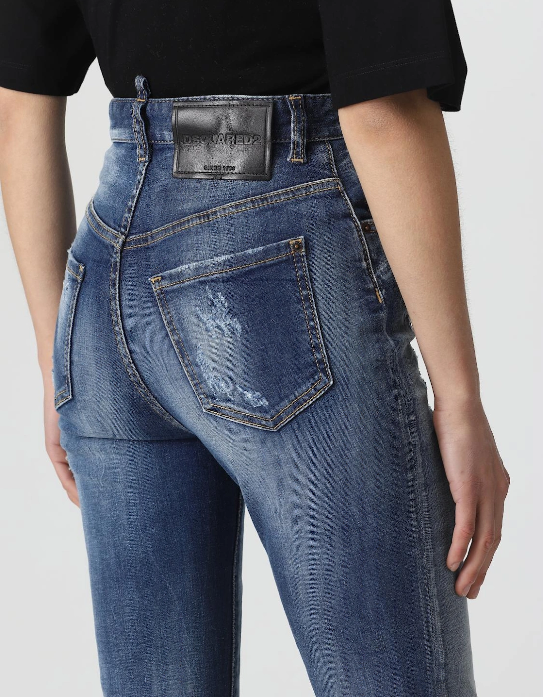 Bell Bottom Jeans Distressed