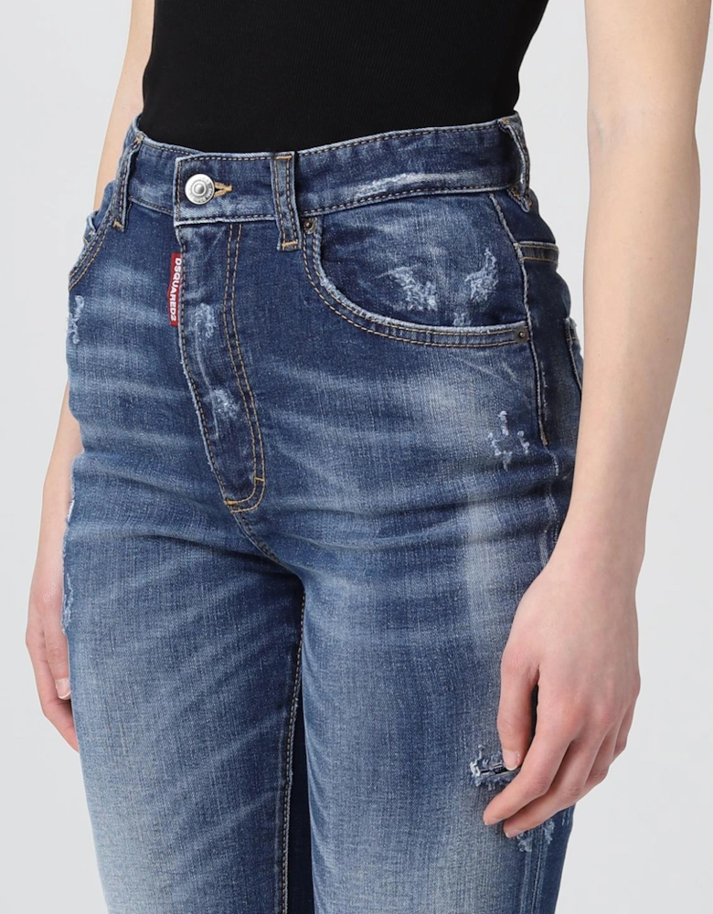 Bell Bottom Jeans Distressed
