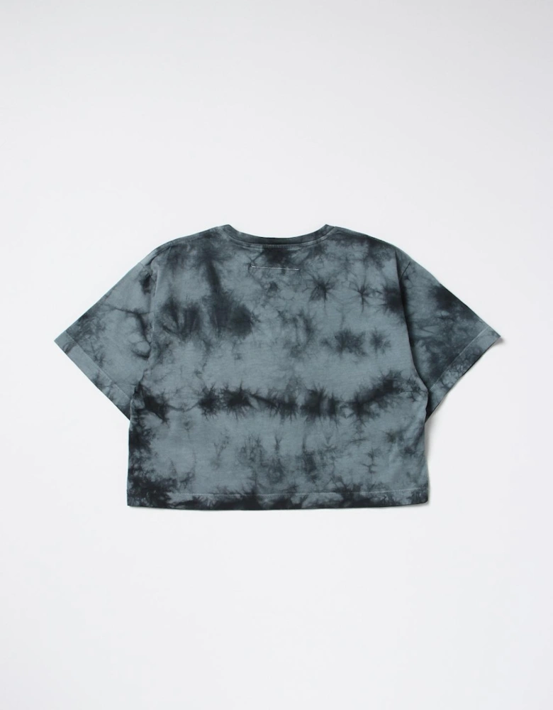 Cropped TieDye Short Sleeve Top