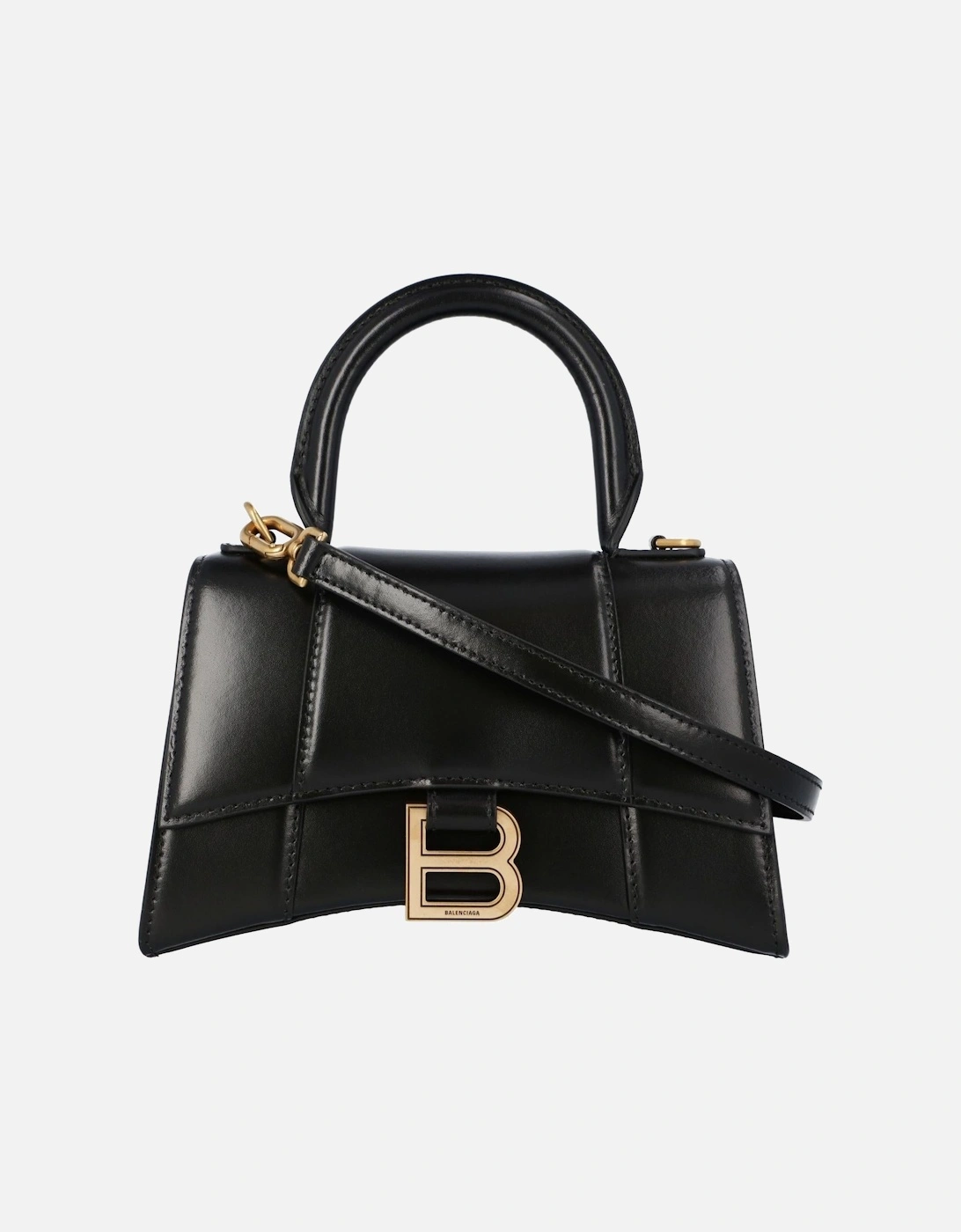 Shiny Box Calfskin Hourglass Crossbody Bag, 11 of 10
