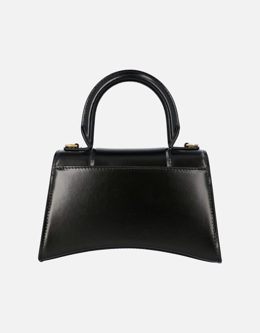 Shiny Box Calfskin Hourglass Crossbody Bag