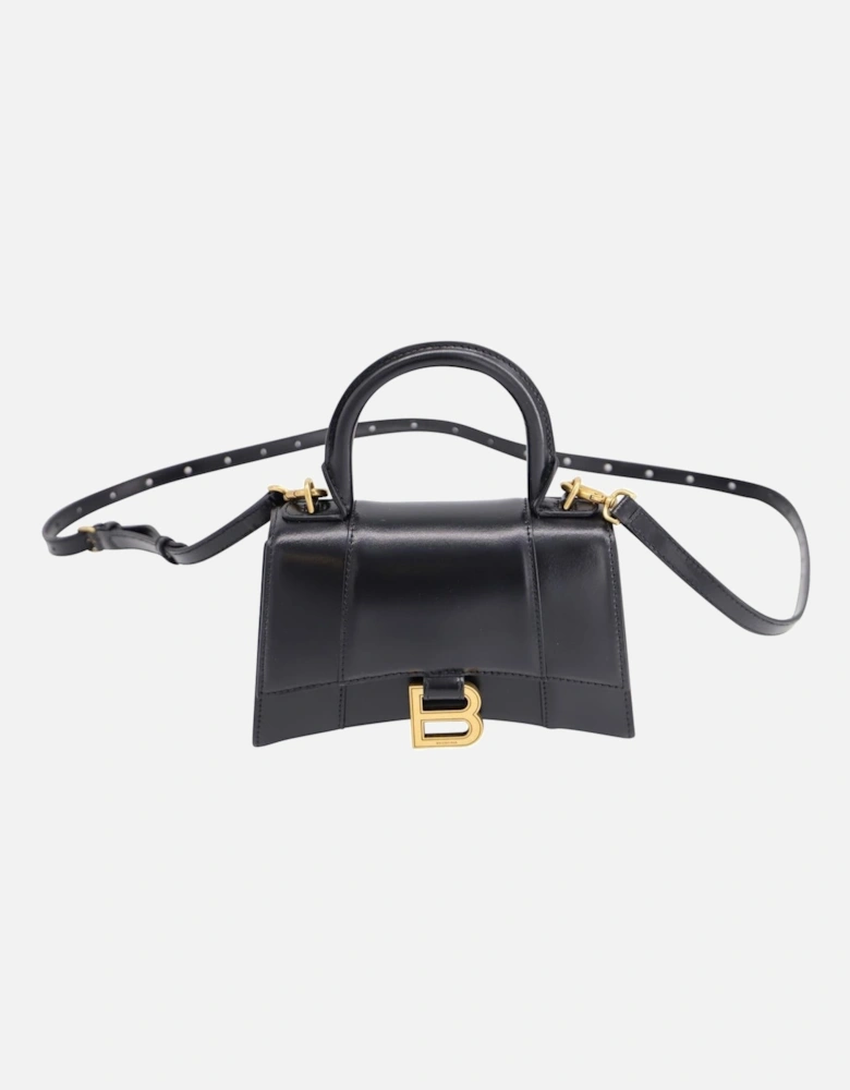 Shiny Box Calfskin Hourglass Crossbody Bag