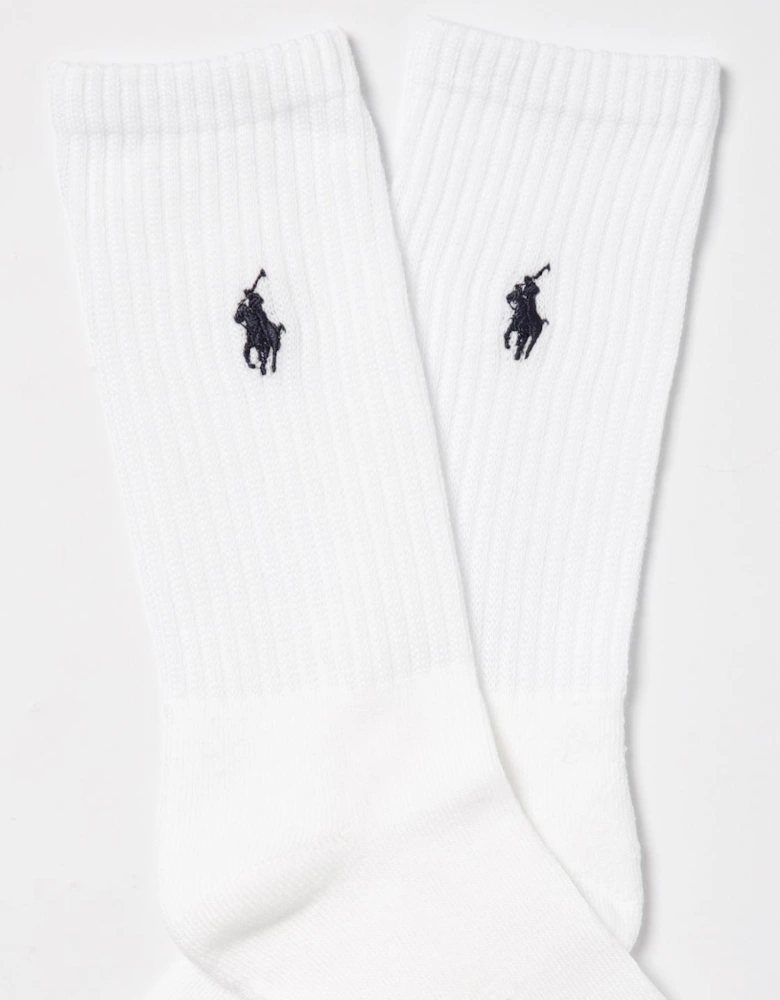 Polo Player Logo Crew Socks