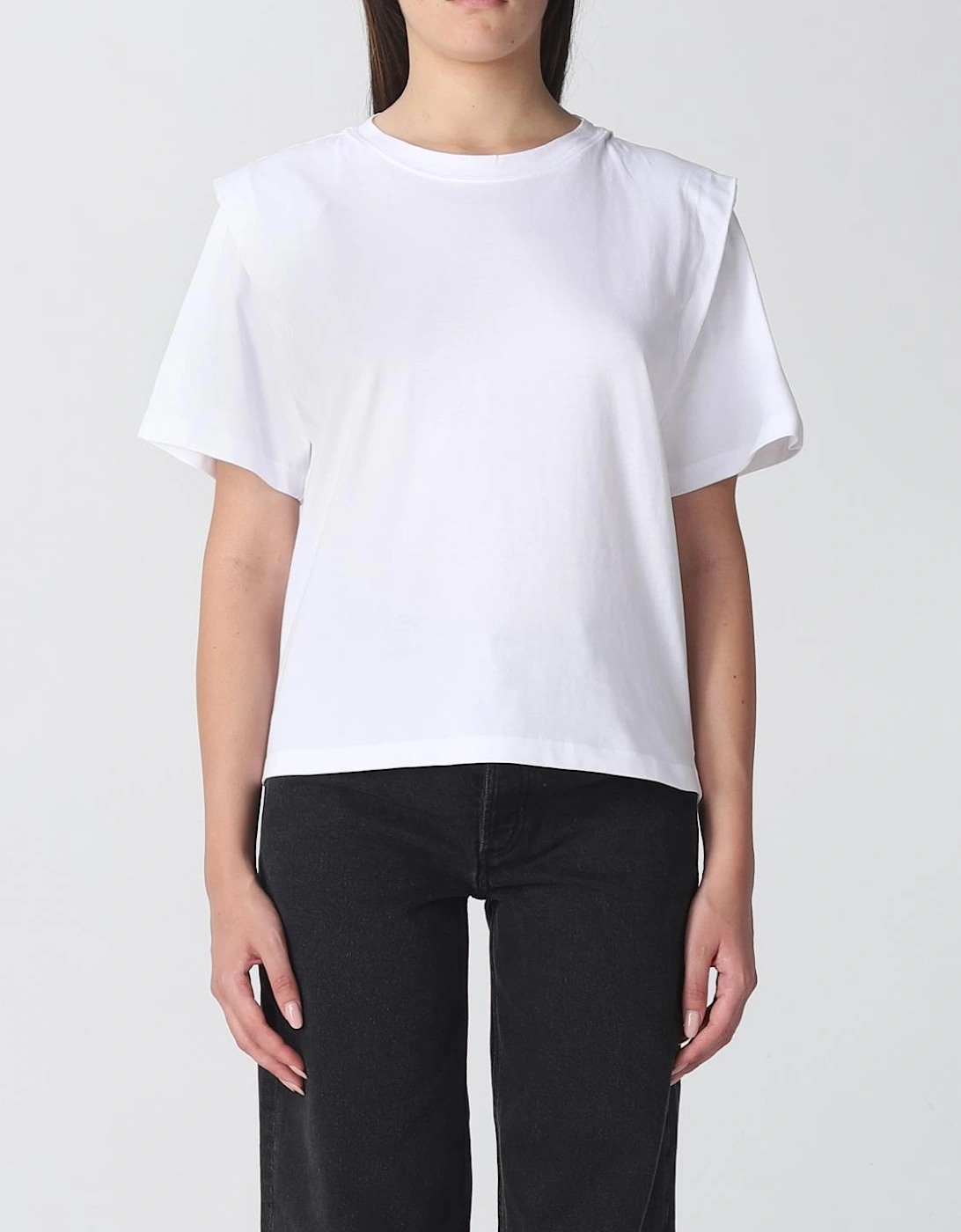 Shoulder Pad TShirt Relaxed Fit