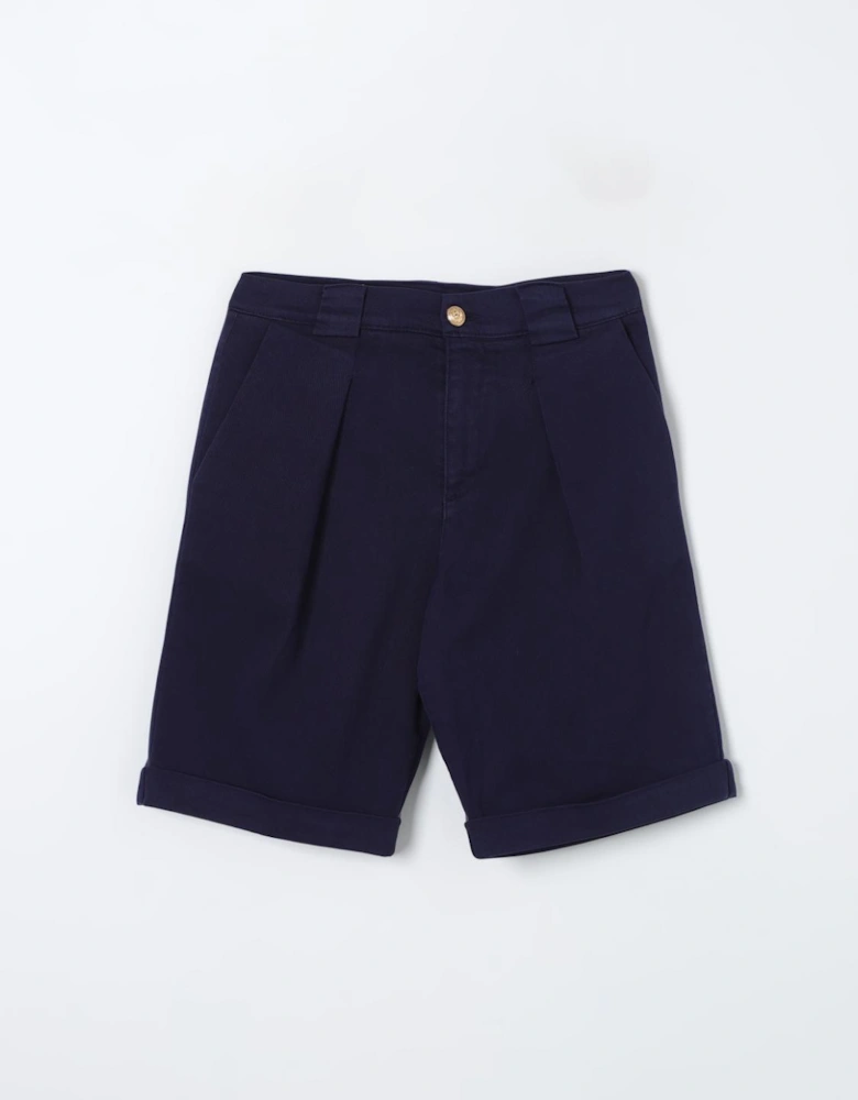 Tailored Pleated Shorts