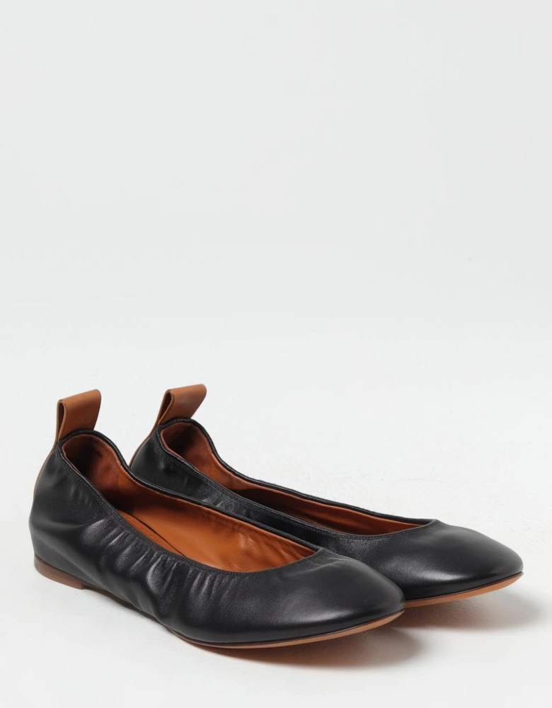 Leather Ballerina Flats