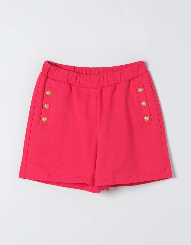 Button Detail Shorts