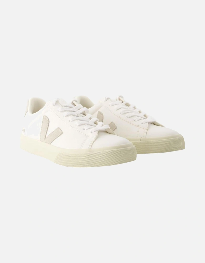 Textured Leather Sneakers with Recycled Rubber Sole