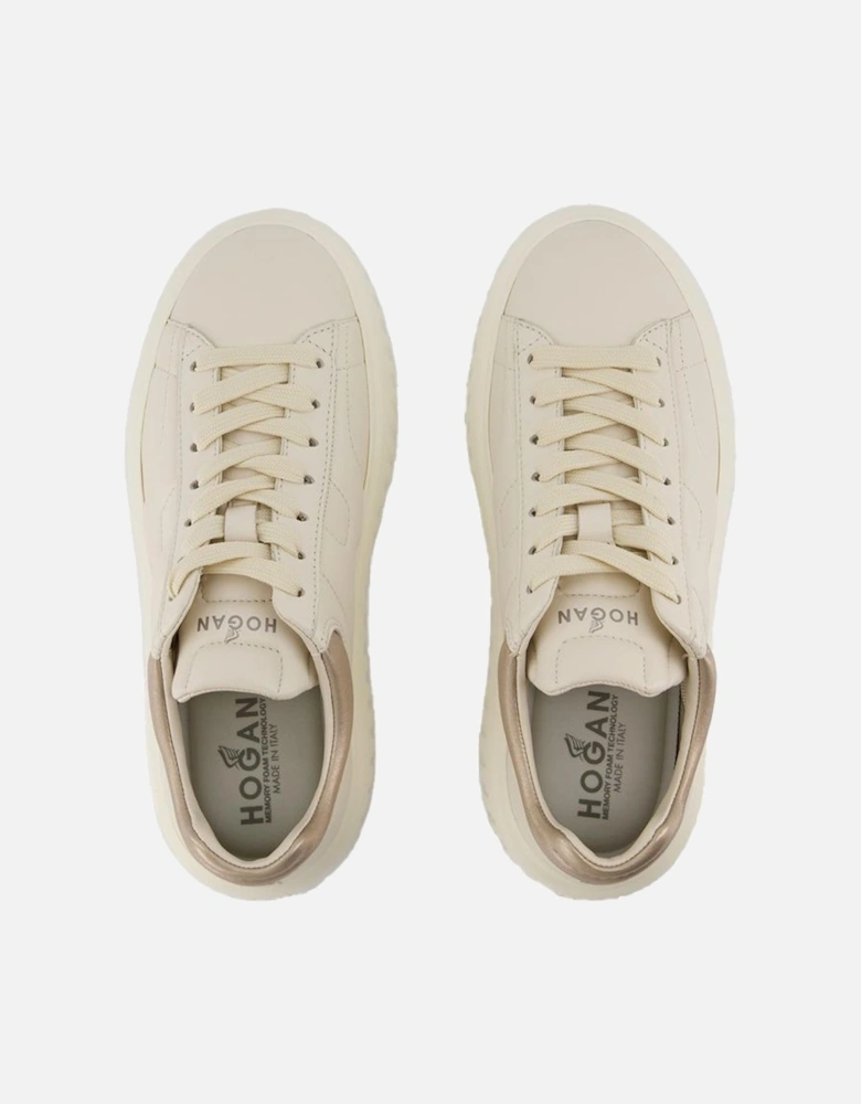 Striped Leather Sneakers