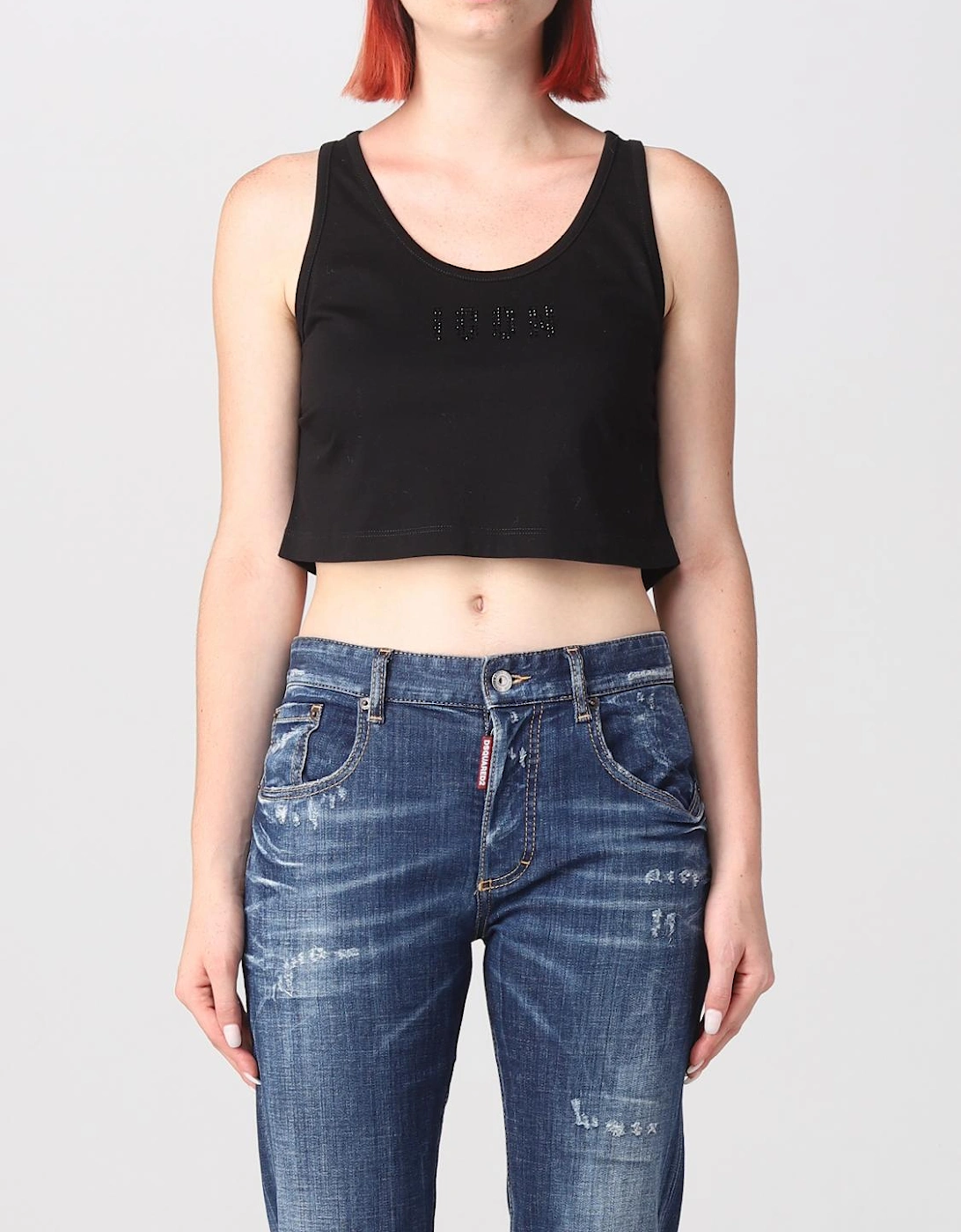 RhinestoneEmbellished Crop Tank Top, 5 of 4