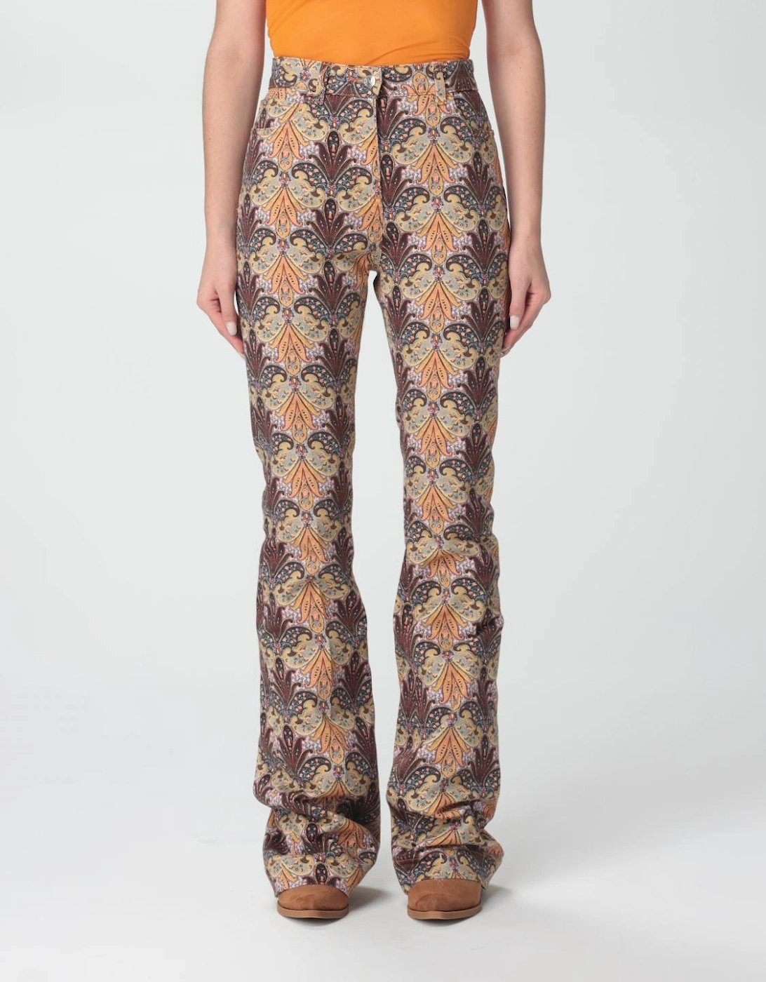 Printed Bell Bottom Pants, 6 of 5