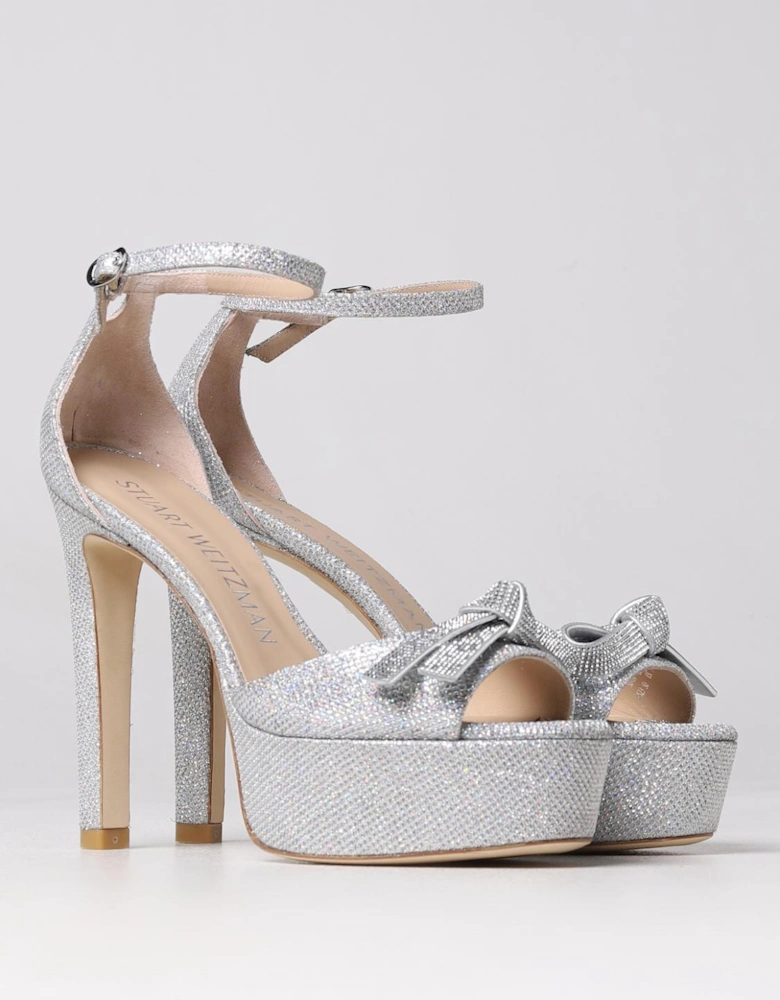 Nudist Song Platform Sandal Bow Detail