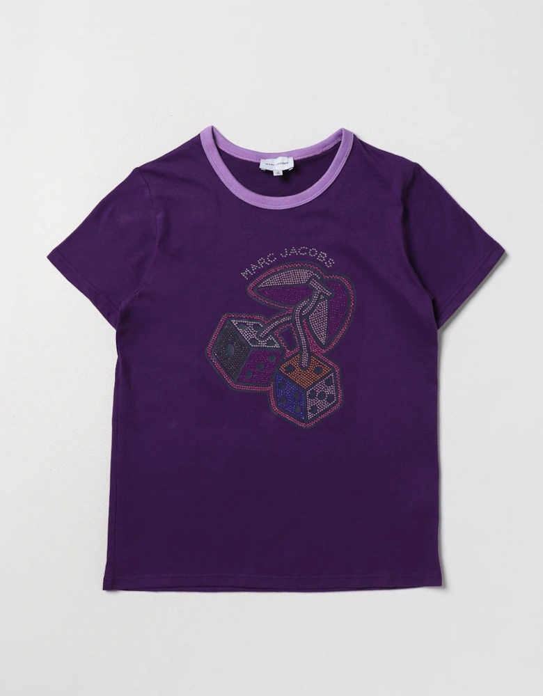 Dice Design Rhinestone TShirt