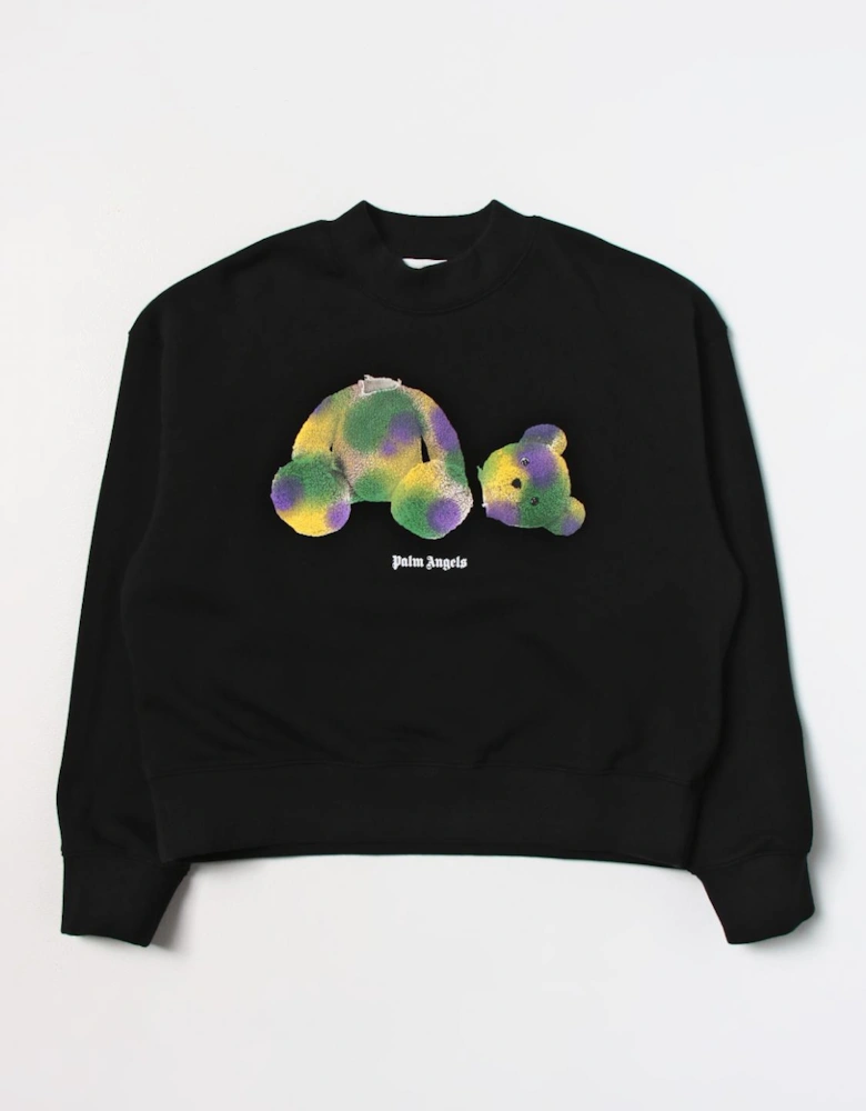 Bear Graphic Crewneck Sweatshirt