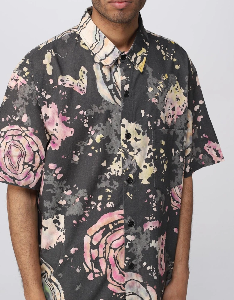 Floral Print Short Sleeve Shirt