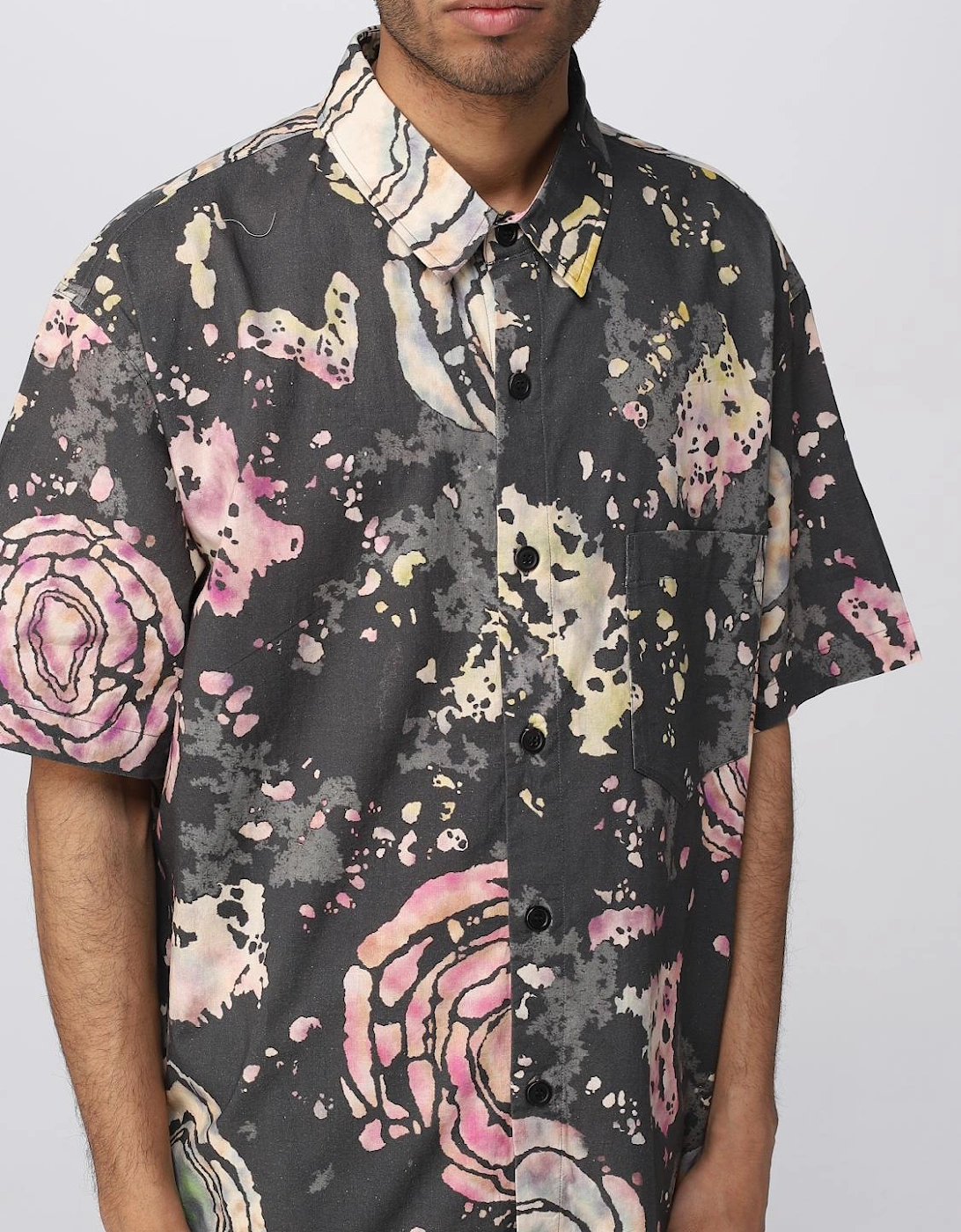 Floral Print Short Sleeve Shirt
