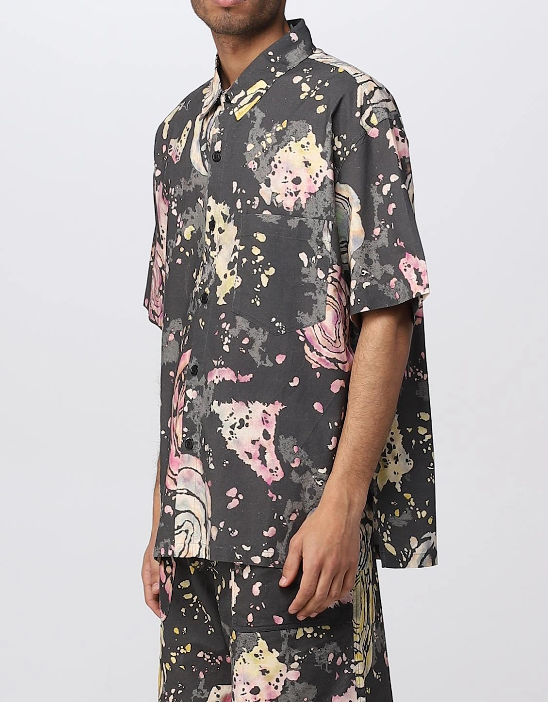 Floral Print Short Sleeve Shirt