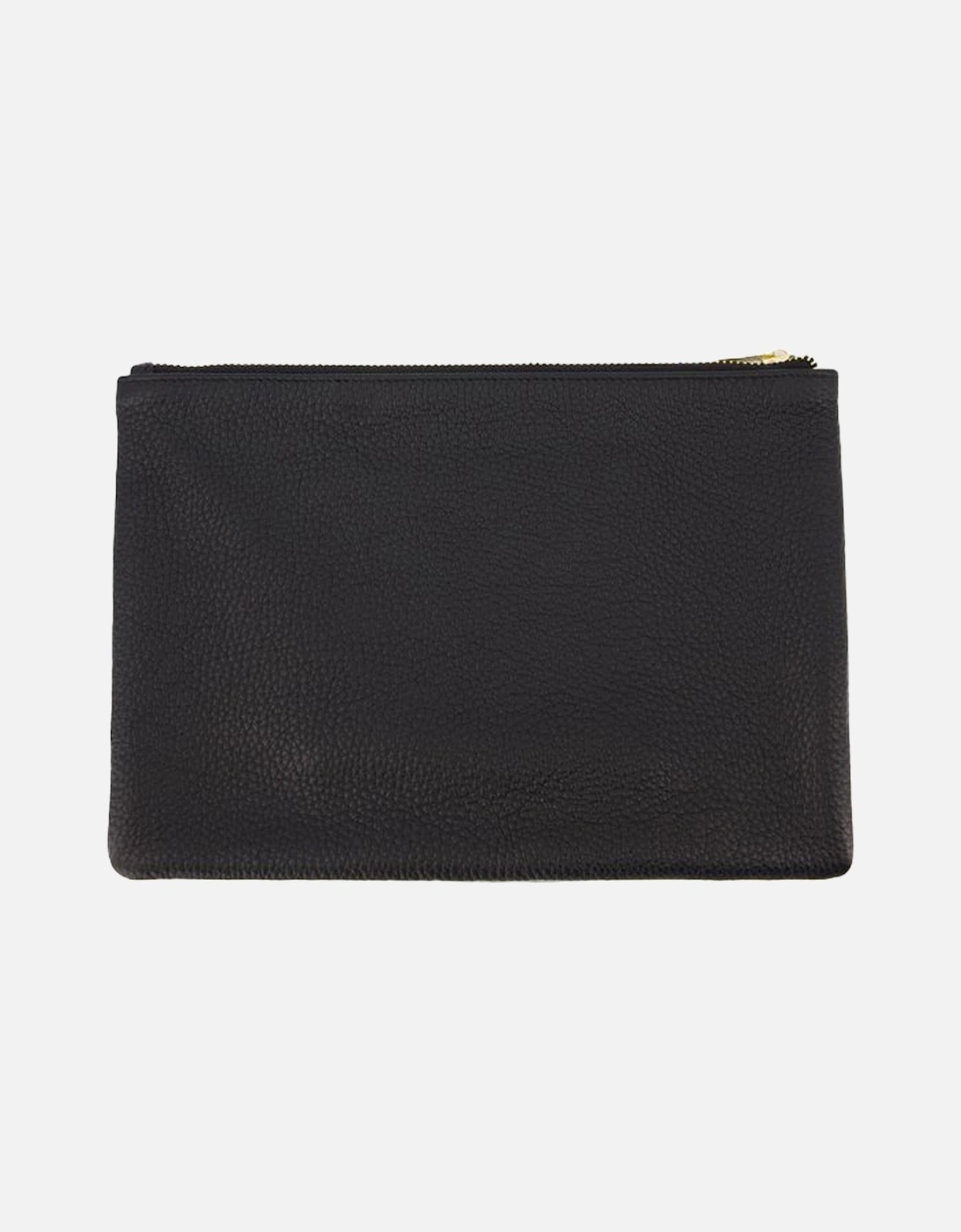 Leather Clutch Embossed Logo