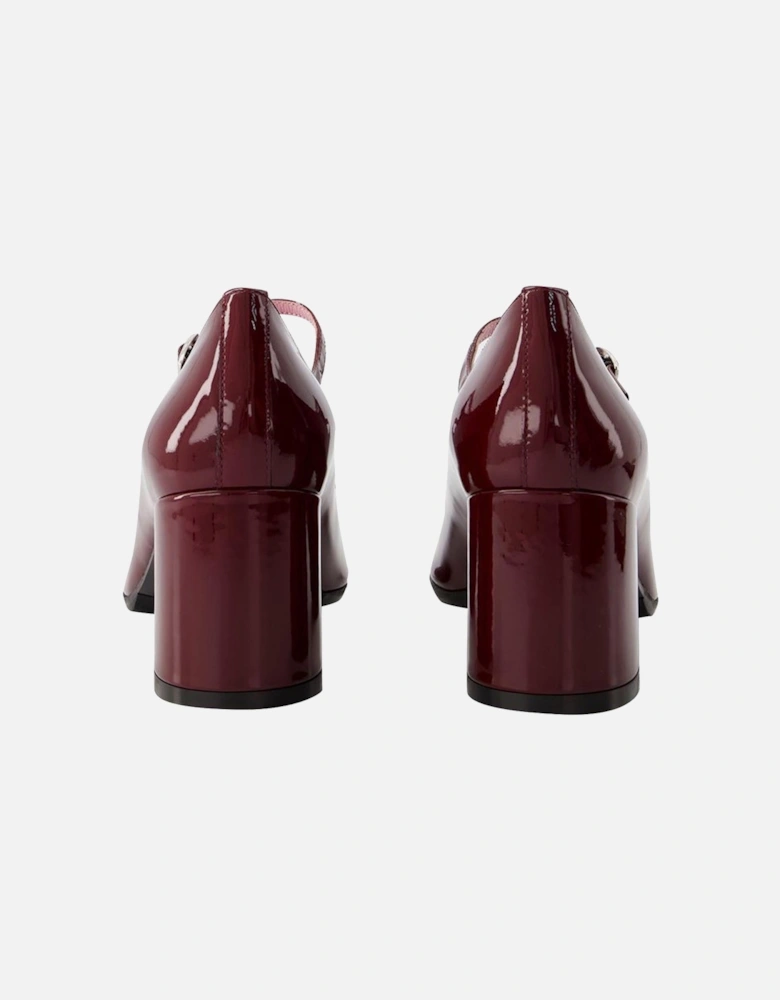 Patent Leather Block Heels