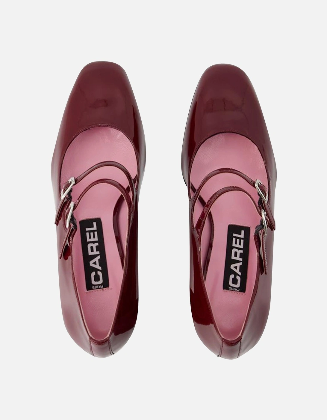 Patent Leather Block Heels