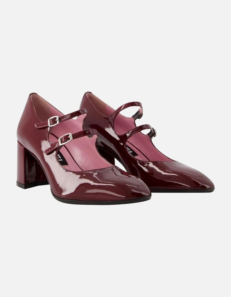 Patent Leather Block Heels