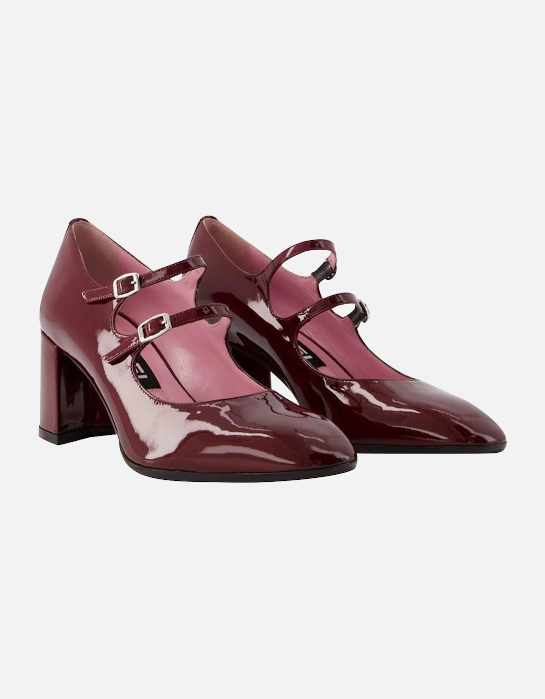 Patent Leather Block Heels