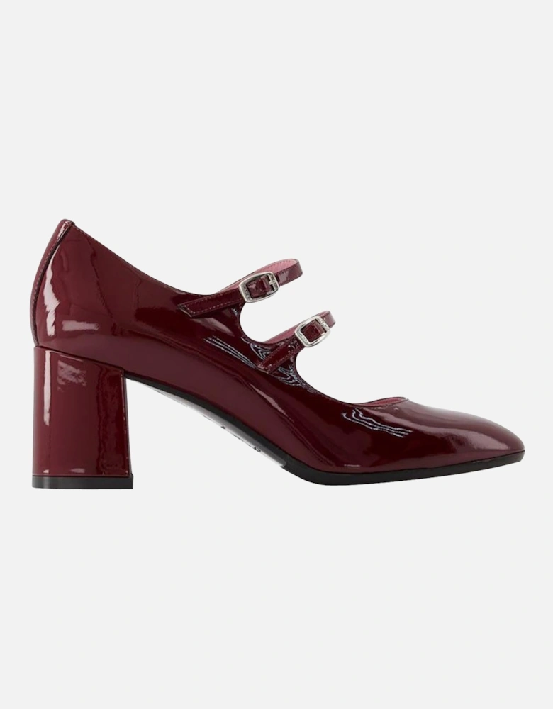 Patent Leather Block Heels