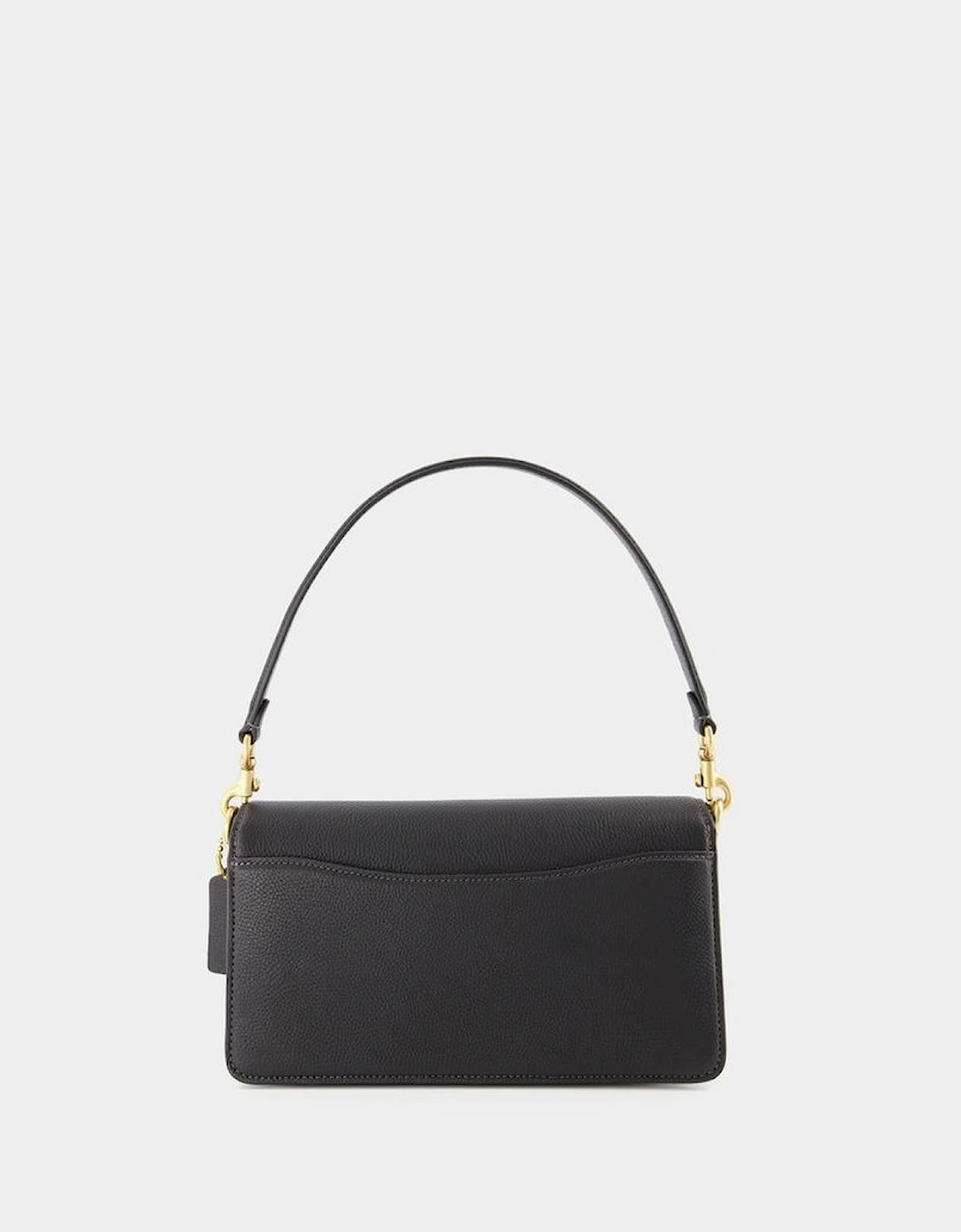 Polished Leather Chain Strap Hobo Bag with Interior Pockets