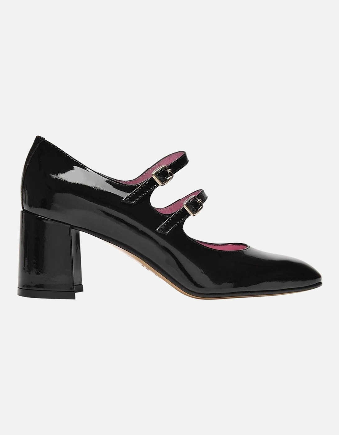 Triple Buckle Patent Leather Pump, 4 of 3