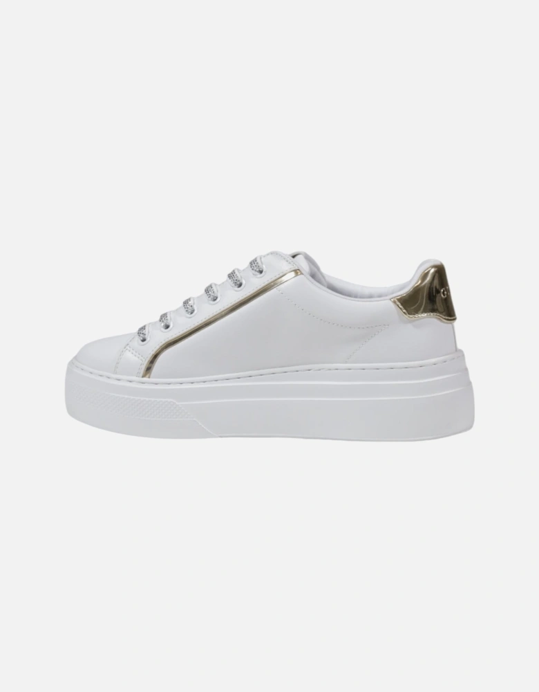 Slip-On Round Toe Lace-Up Sneakers