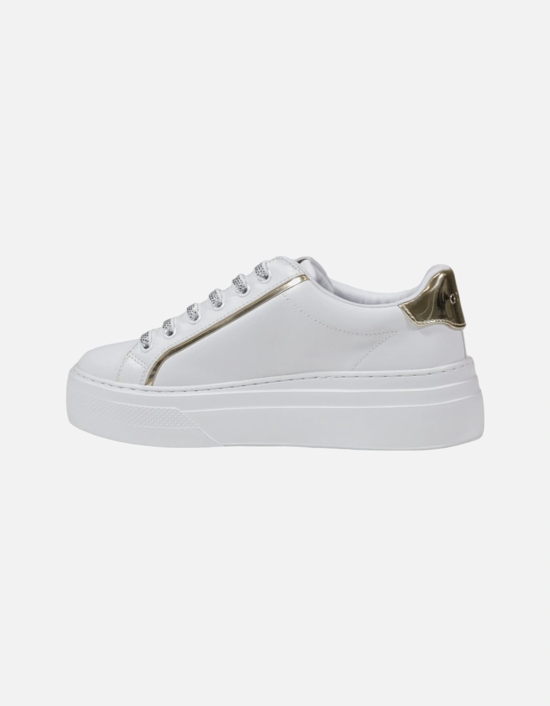 Slip-On Round Toe Lace-Up Sneakers