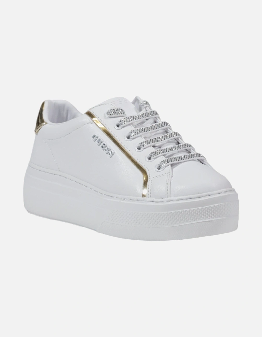 Slip-On Round Toe Lace-Up Sneakers