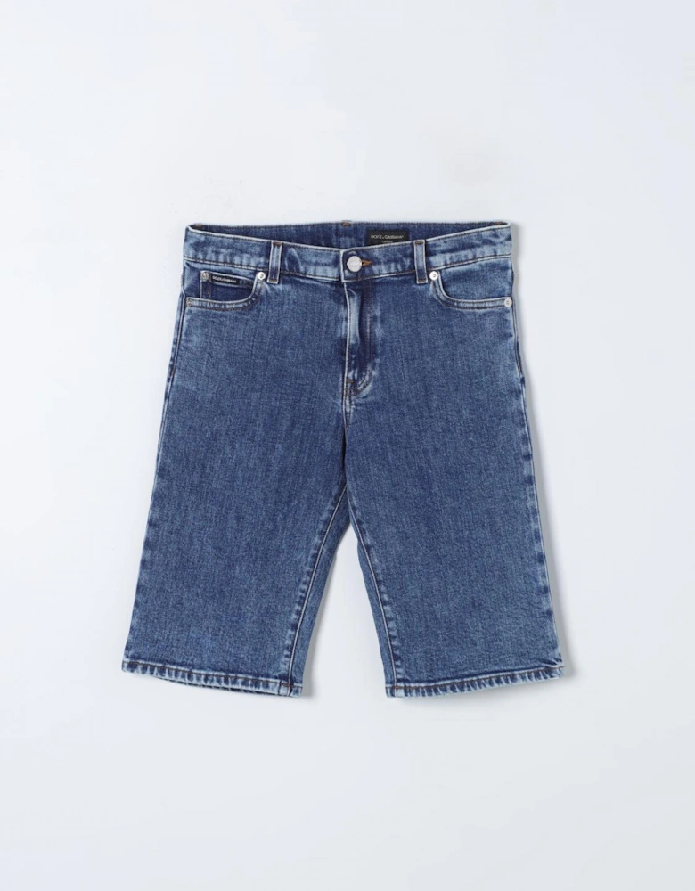 Denim Shorts Straight Leg