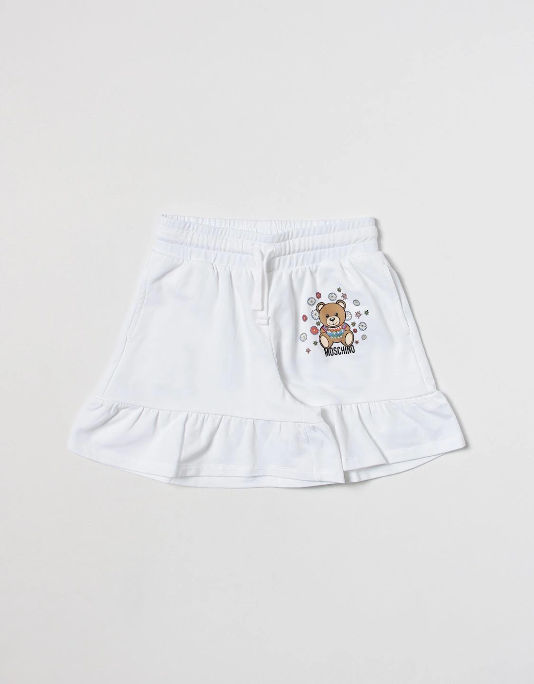 Girls Ruffled Teddy Bear Skirt, 3 of 2