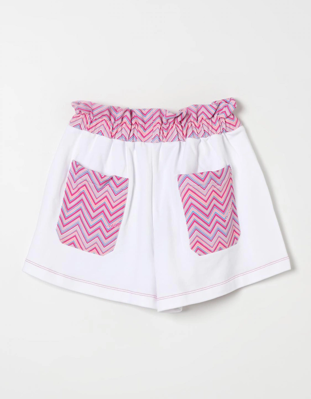 Chevron Pleated Shorts