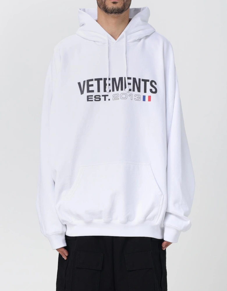 Logo Print Hoodie Oversized