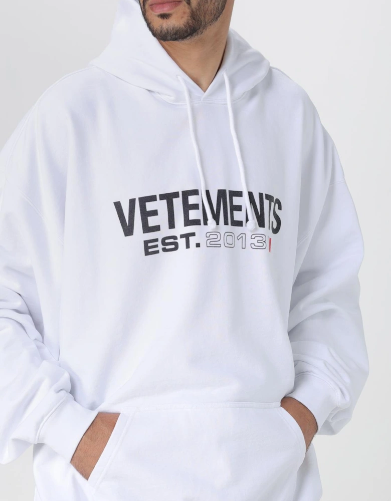 Logo Print Hoodie Oversized