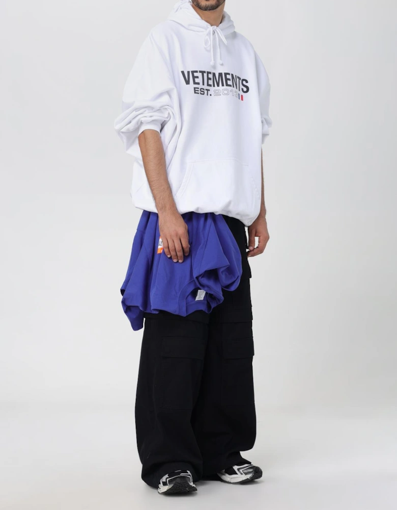 Logo Print Hoodie Oversized