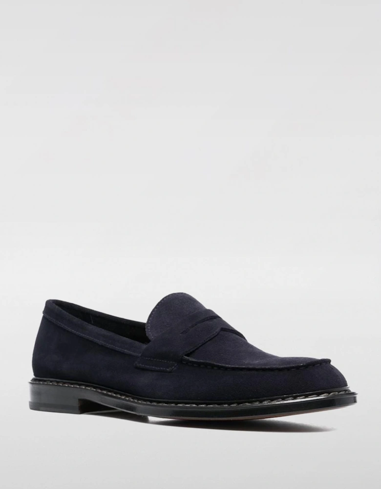 Penny Loafers Suede Leather Casual