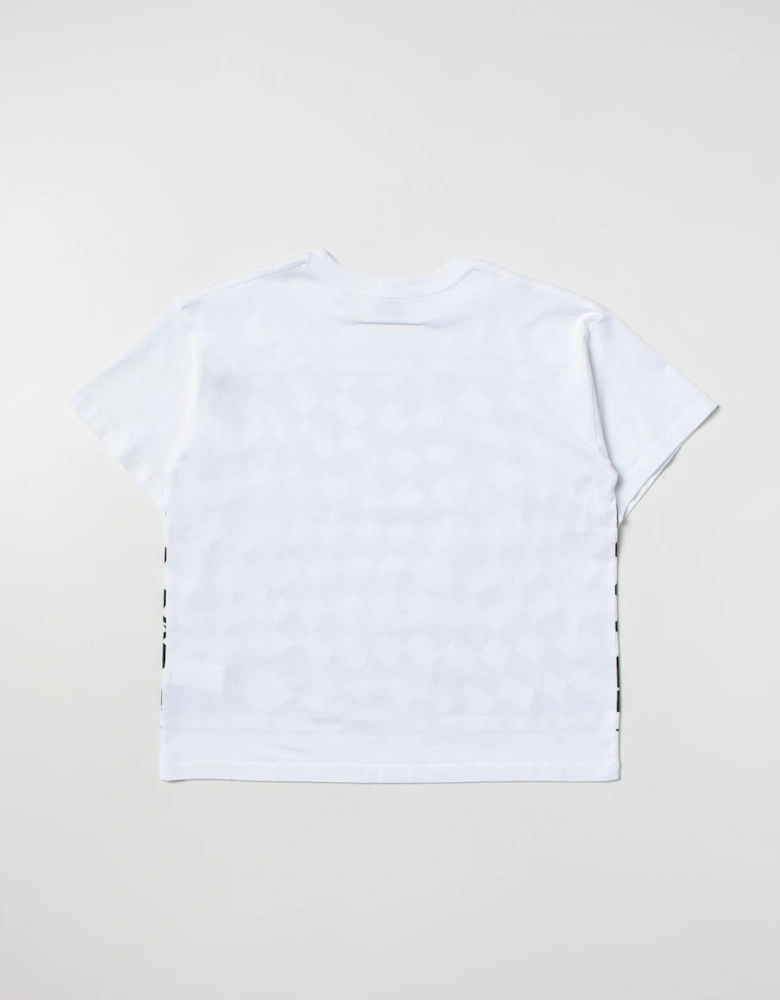 Checkered Print Graphic Tee