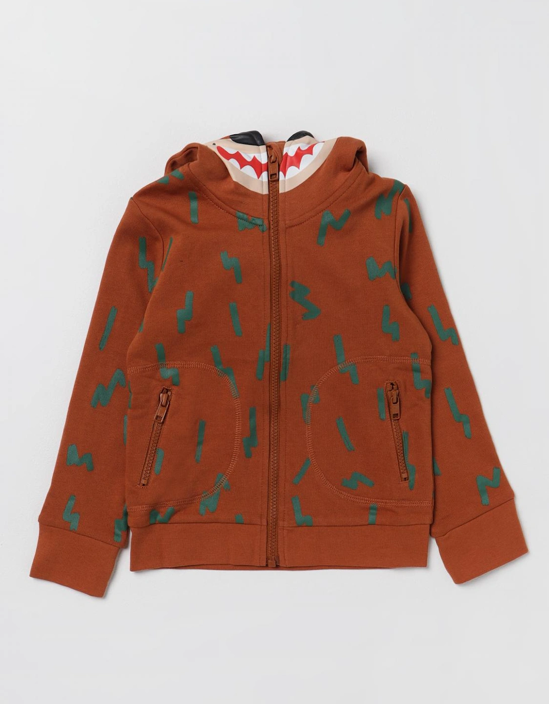 Kids Hoodie Monster Face ZipUp, 4 of 3
