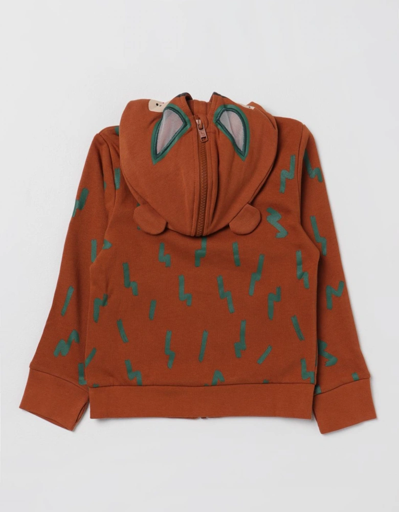 Kids Hoodie Monster Face ZipUp