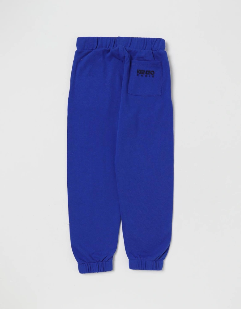 Kids Flower Embroidered Sweatpants