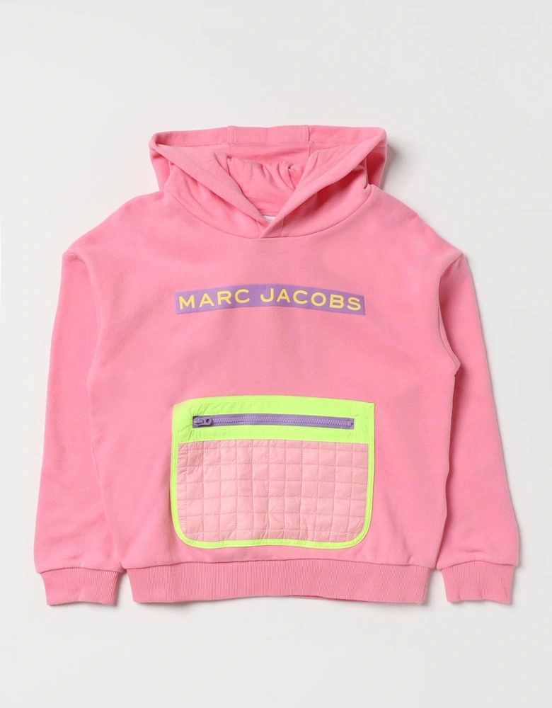 Girls Hoodie Quilted Pocket