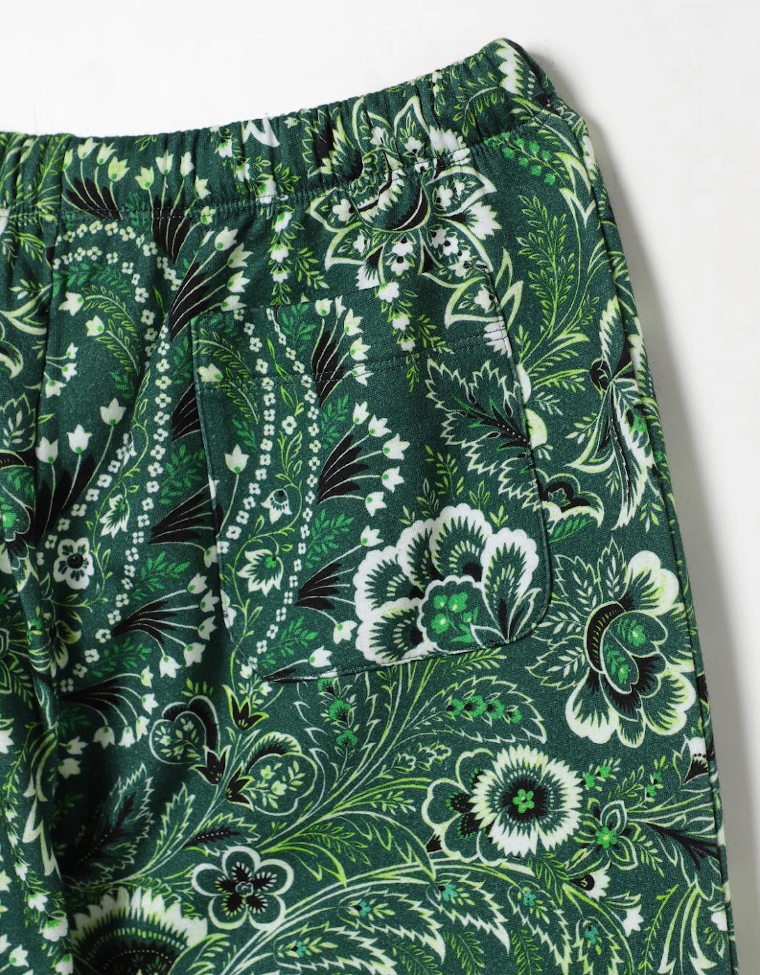 Paisley Print Drawstring Shorts
