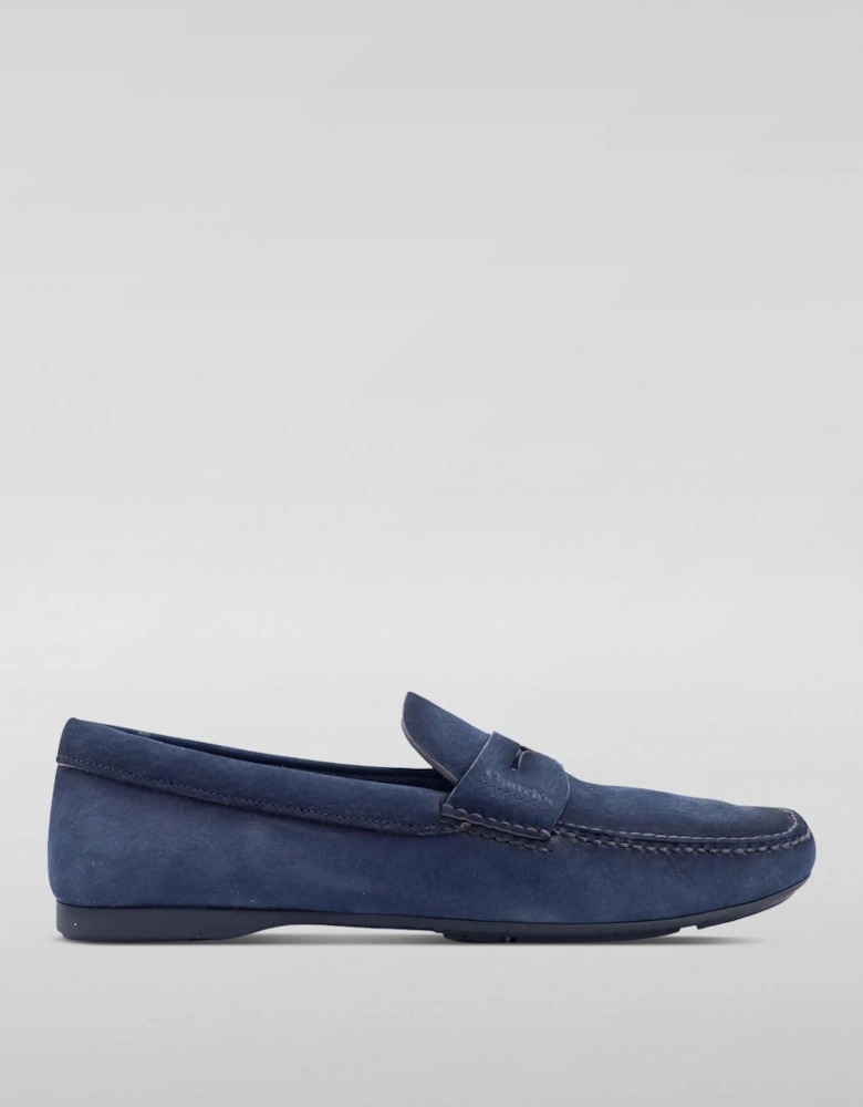Suede Leather Loafers Casual Style
