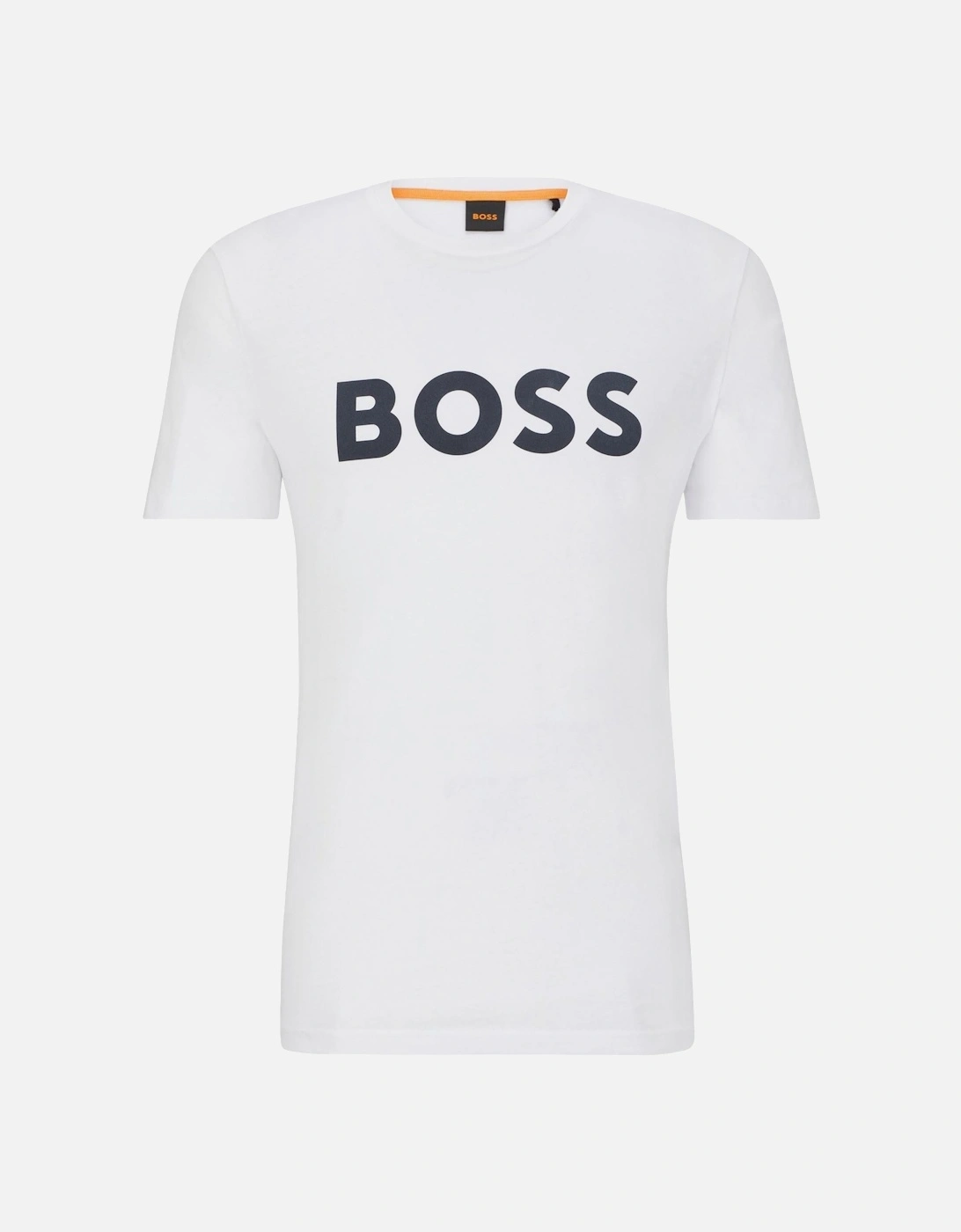 BOSS Mens Logo TShirt White, 4 of 3