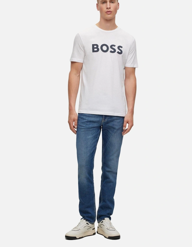 BOSS Mens Logo TShirt White